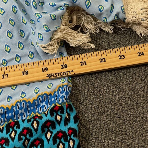 Highness Shirt Womens One Size Regular Short Sleeve Open Front Hippie Boho - Picture 8 of 9